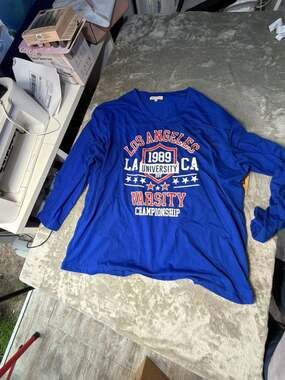 Ruby & Lace Los Angeles 1989 University Varsity Championship Long Sleeve Graphic